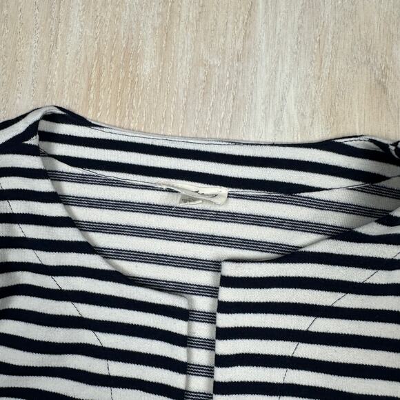 Jane and Delancey Stripe Knit Preppy Nautical Open Front Cardigan Sweater XL - Picture 6 of 14
